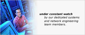 Hassle-free 24x7 operation of  web sites.